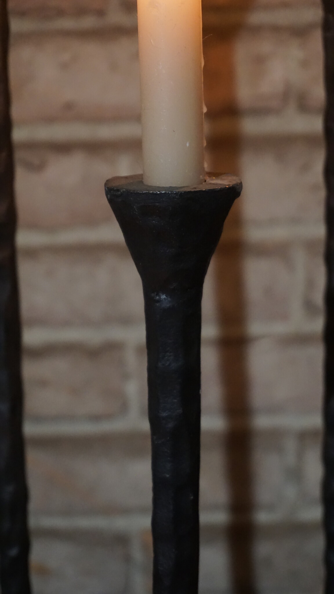 Rene Houtman Kandelaar Smeedijzer | H53 cm