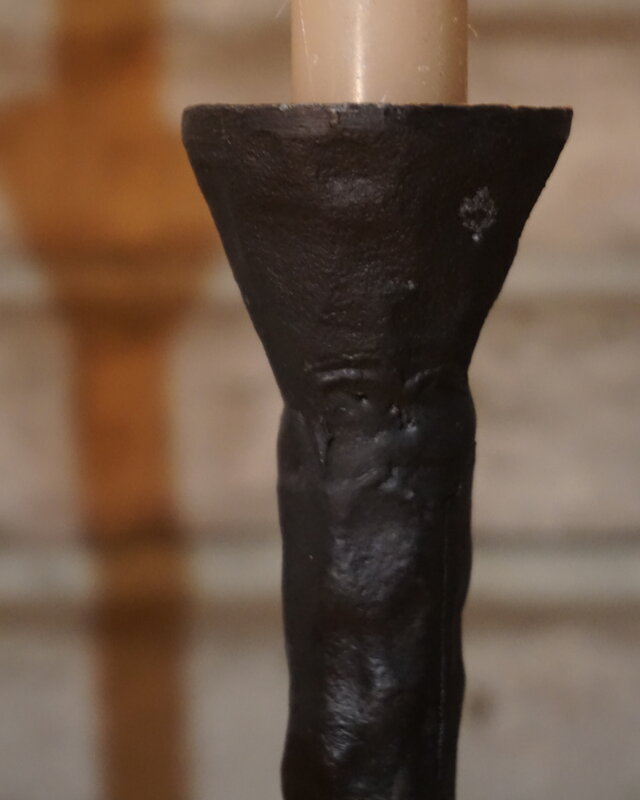 Rene Houtman Kandelaar Smeedijzer | H40 cm