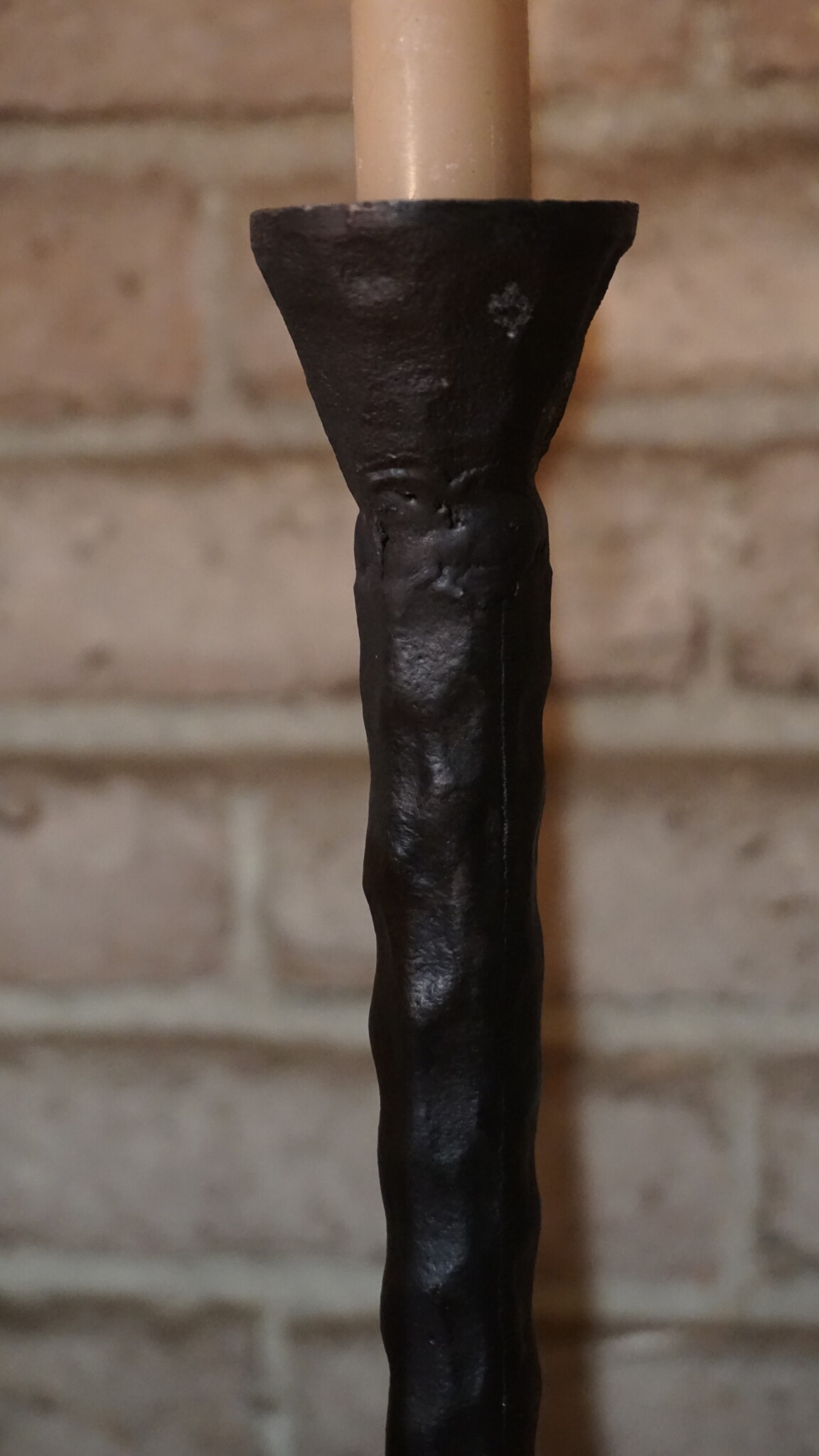 Rene Houtman Kandelaar Smeedijzer | H30 cm