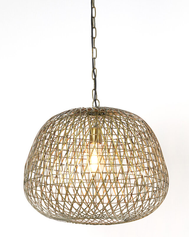 Light&Living Hanglamp Alwina | Antiek Brons | 2 Afmetingen