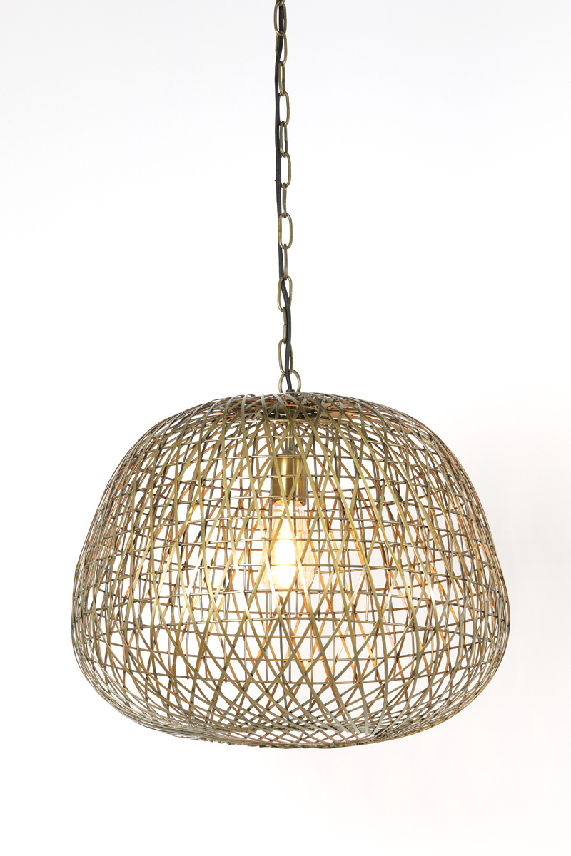 Light&Living Hanglamp Alwina | Antiek Brons | 2 Afmetingen