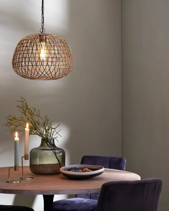 Light&Living Hanglamp Alwina | Antiek Brons | 2 Afmetingen
