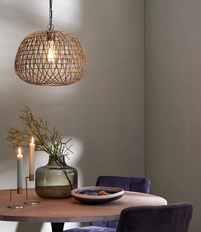 Light&Living Hanglamp Alwina | Antiek Brons | 2 Afmetingen