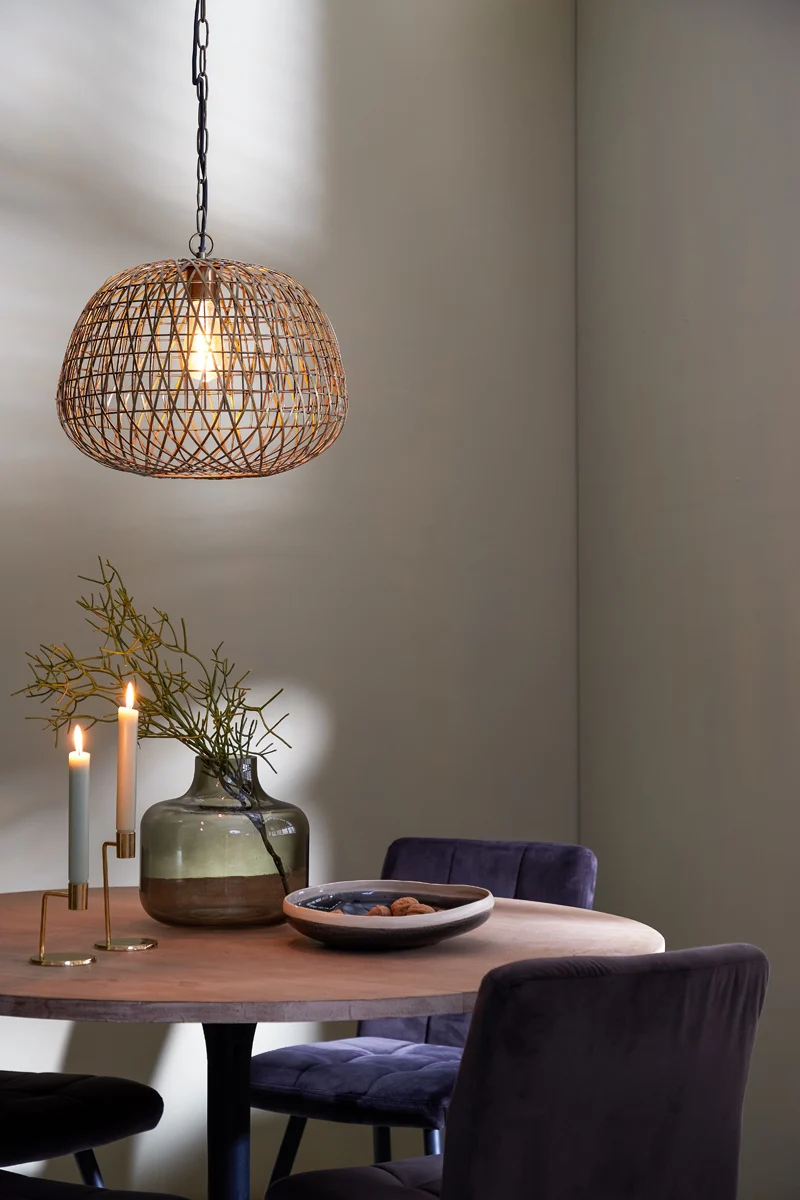 Light&Living Hanglamp Alwina | Antiek Brons | 2 Afmetingen
