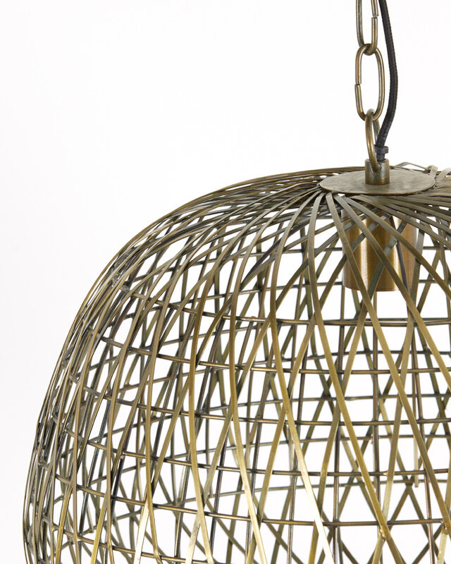 Light&Living Hanglamp Alwina | Antiek Brons | 2 Afmetingen