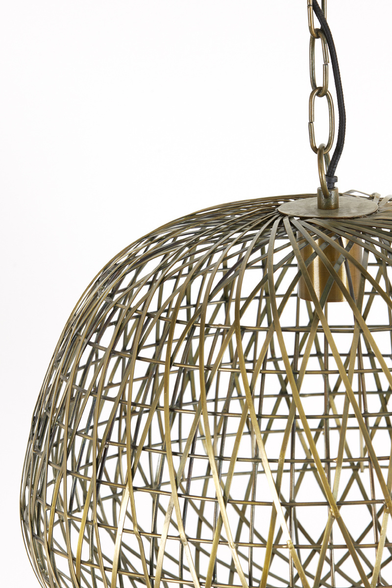 Light&Living Hanglamp Alwina | Antiek Brons | 2 Afmetingen
