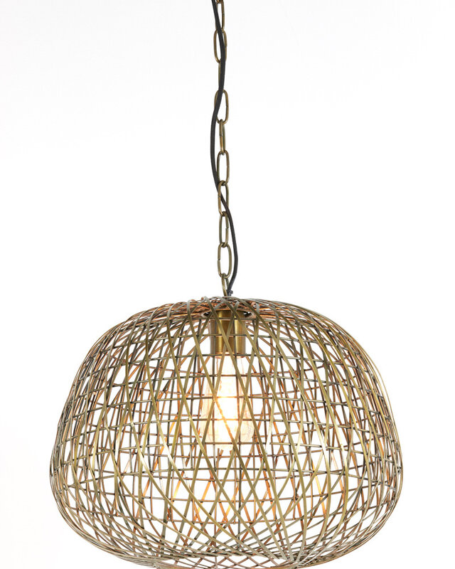 Light&Living Hanglamp Alwina | Antiek Brons | 2 Afmetingen