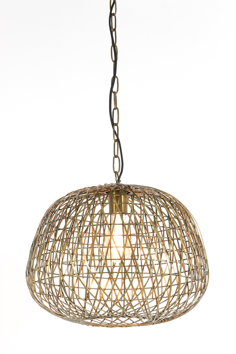 Light&Living Hanglamp Alwina | Antiek Brons | 2 Afmetingen