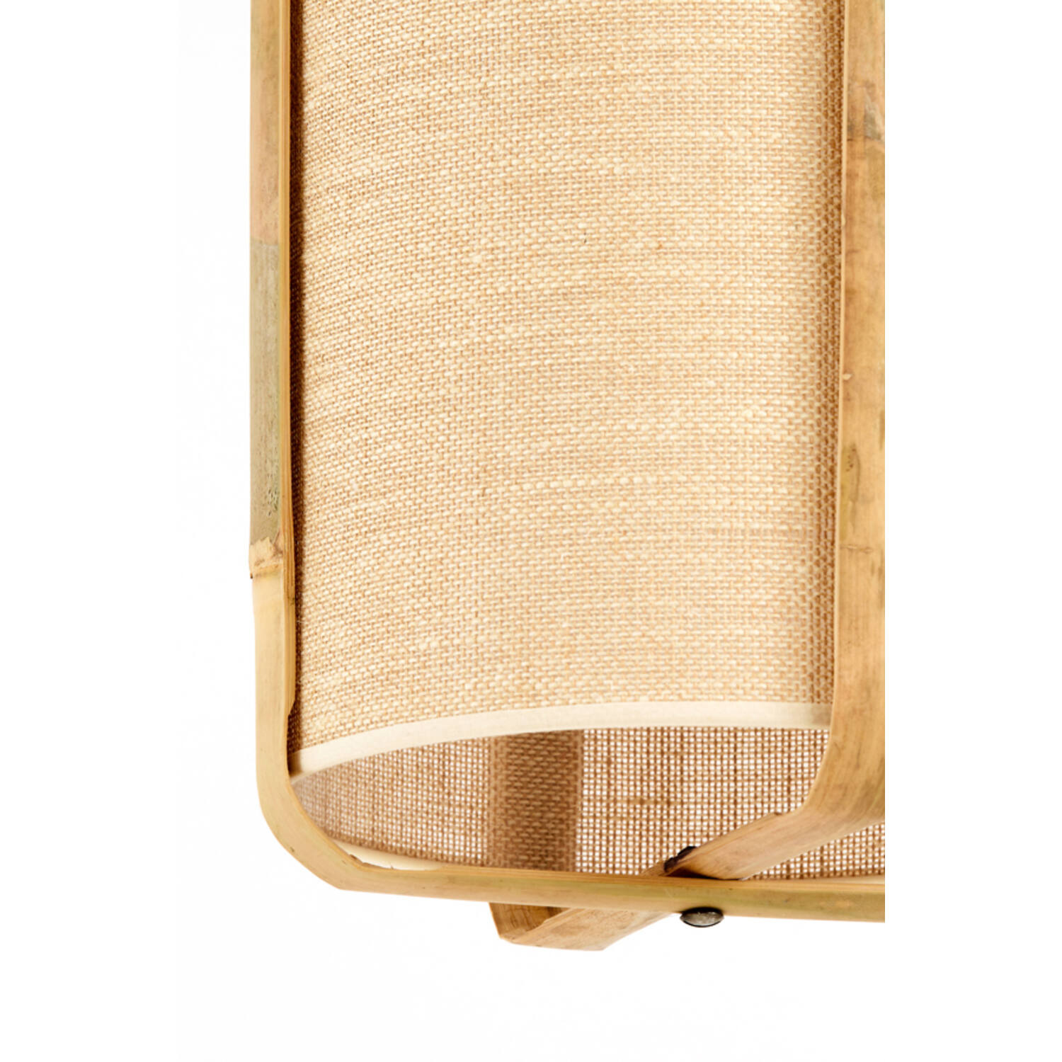 Light&Living Hanglamp Sendai | Bamboe | Zand | H56 x Ø27 cm