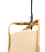 Light&Living Hanglamp Sendai | Bamboe | Zand | H56 x Ø27 cm