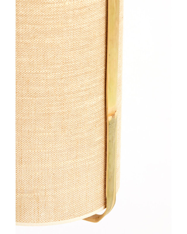 Light&Living Hanglamp Sendai | Bamboe | Zand | H60 x Ø32 cm