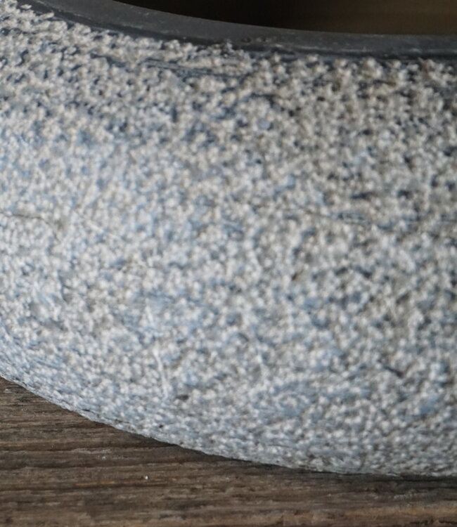 Be-Uniq Rustieke Ronde Waskom | Grijs | H17 x D47 cm