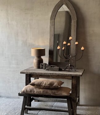 Aura Peeperkorn Lampenkap Chestnut | Cilinder | H12 x D15 cm