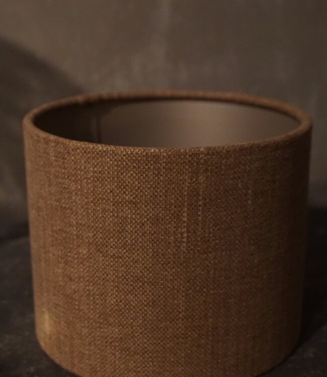 Aura Peeperkorn Lampenkap Chestnut | Cilinder | H12 x D15 cm