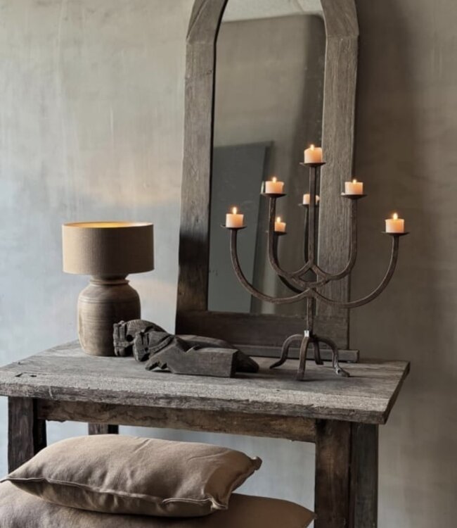 Aura Peeperkorn Lampenkap Chestnut | Cilinder | H15 x D30 cm