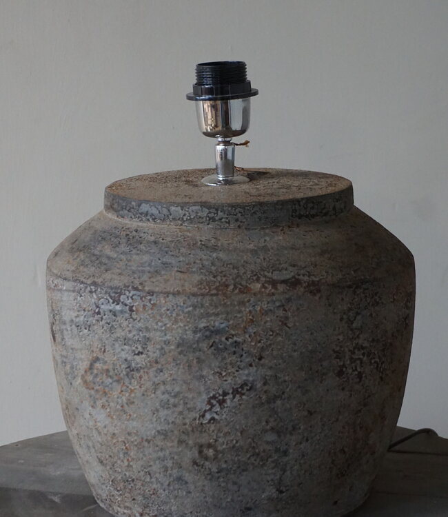 Rene Houtman Kruiklamp Base | Oud Wit | H35 x D30 cm