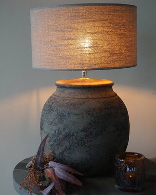 Rene Houtman Kruiklamp Base | Oud Wit/Grijs | H35 x D30 cm