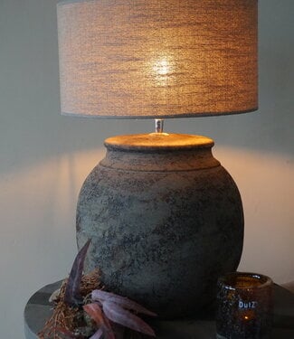 Rene Houtman Kruiklamp Base | Oud Wit/Grijs | H35 x D30 cm