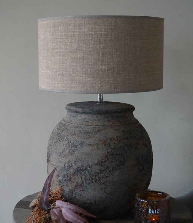 Rene Houtman Kruiklamp Base | Oud Wit/Grijs | H35 x D30 cm