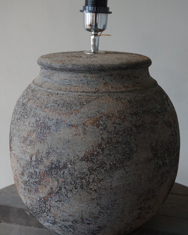 Rene Houtman Kruiklamp Base | Oud Wit/Grijs | H35 x D30 cm