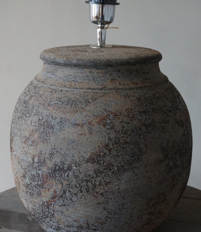 Rene Houtman Kruiklamp Base | Oud Wit/Grijs | H35 x D30 cm