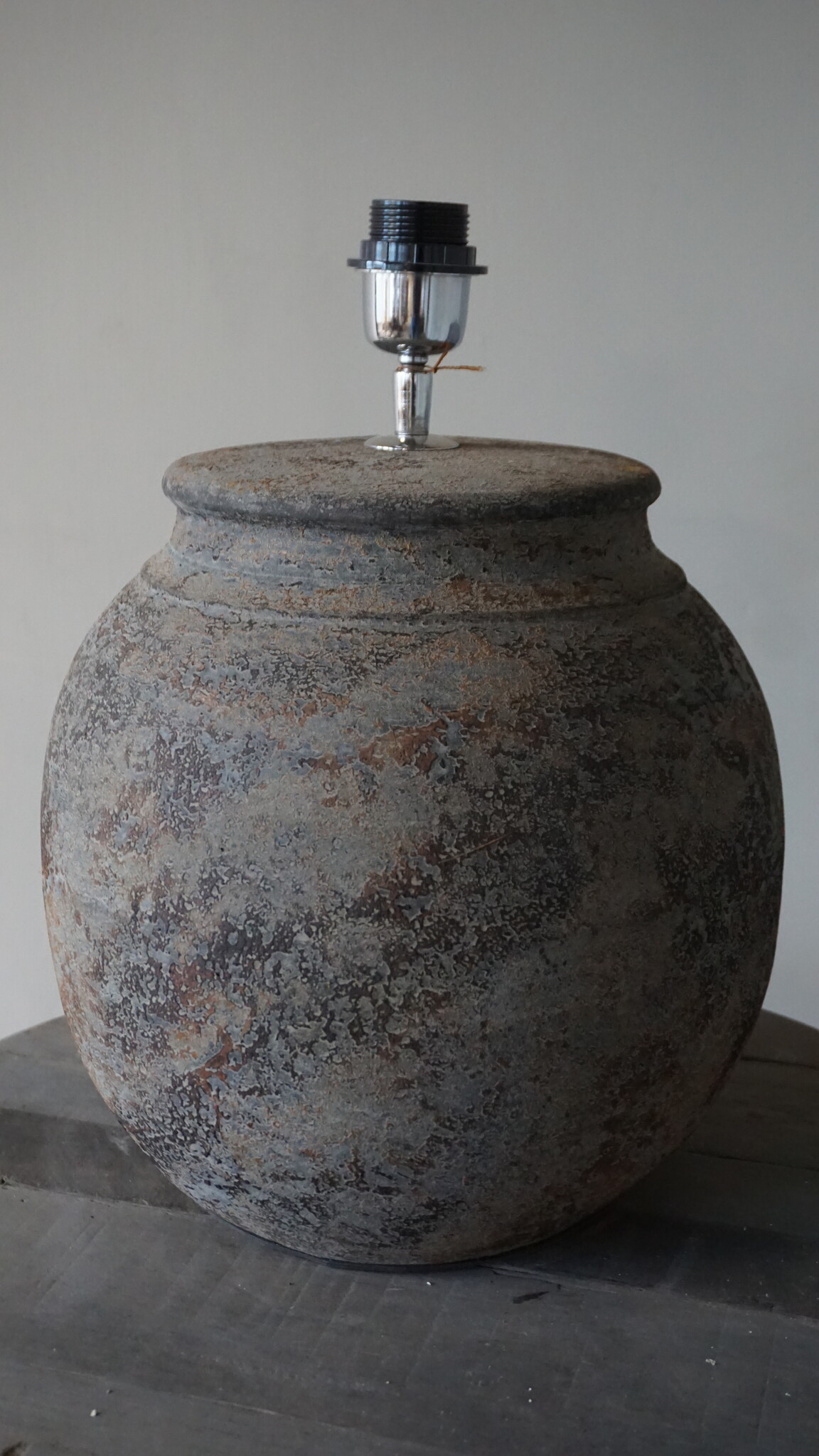 Rene Houtman Kruiklamp Base | Oud Wit/Grijs | H35 x D30 cm