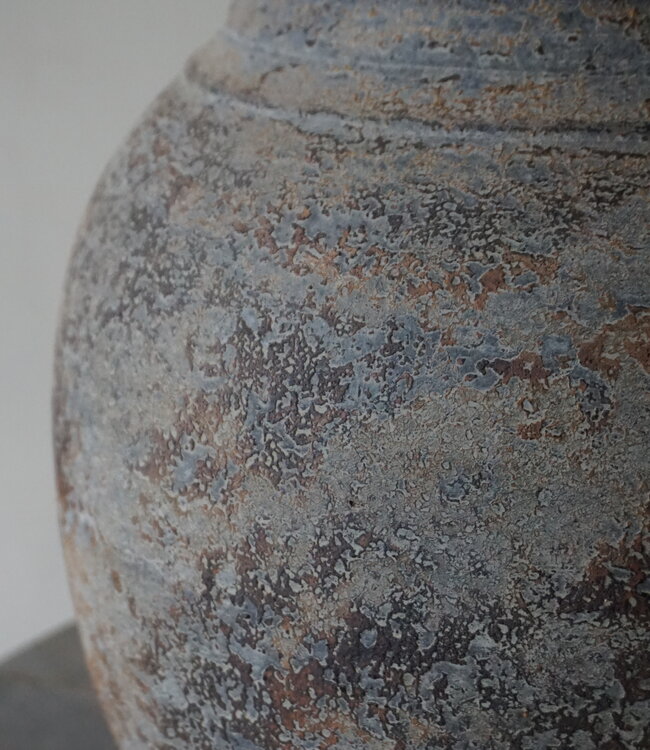 Rene Houtman Kruiklamp Base | Oud Wit/Grijs | H35 x D30 cm