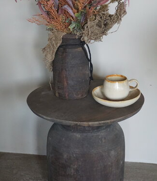 Be-Uniq Bijzettafel Oude Pot | Medium | H41 x D40 cm