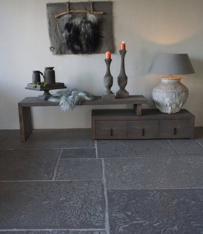 Rene Houtman TV-Meubel Nero | 3 Lades | Driftwood