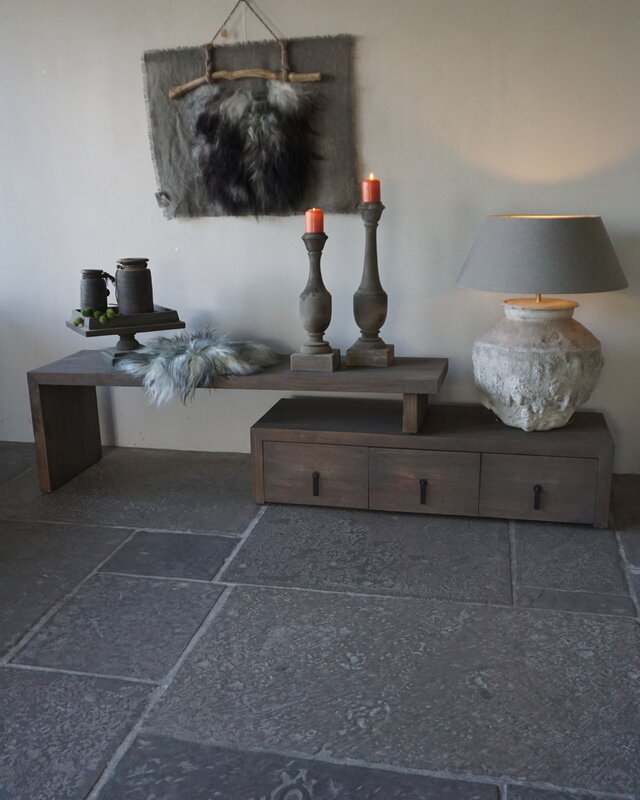 Rene Houtman TV-Meubel Nero | 3 Lades | Driftwood