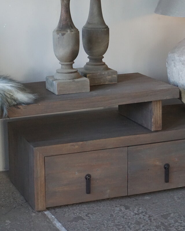 Rene Houtman TV-Meubel Nero | 3 Lades | Driftwood