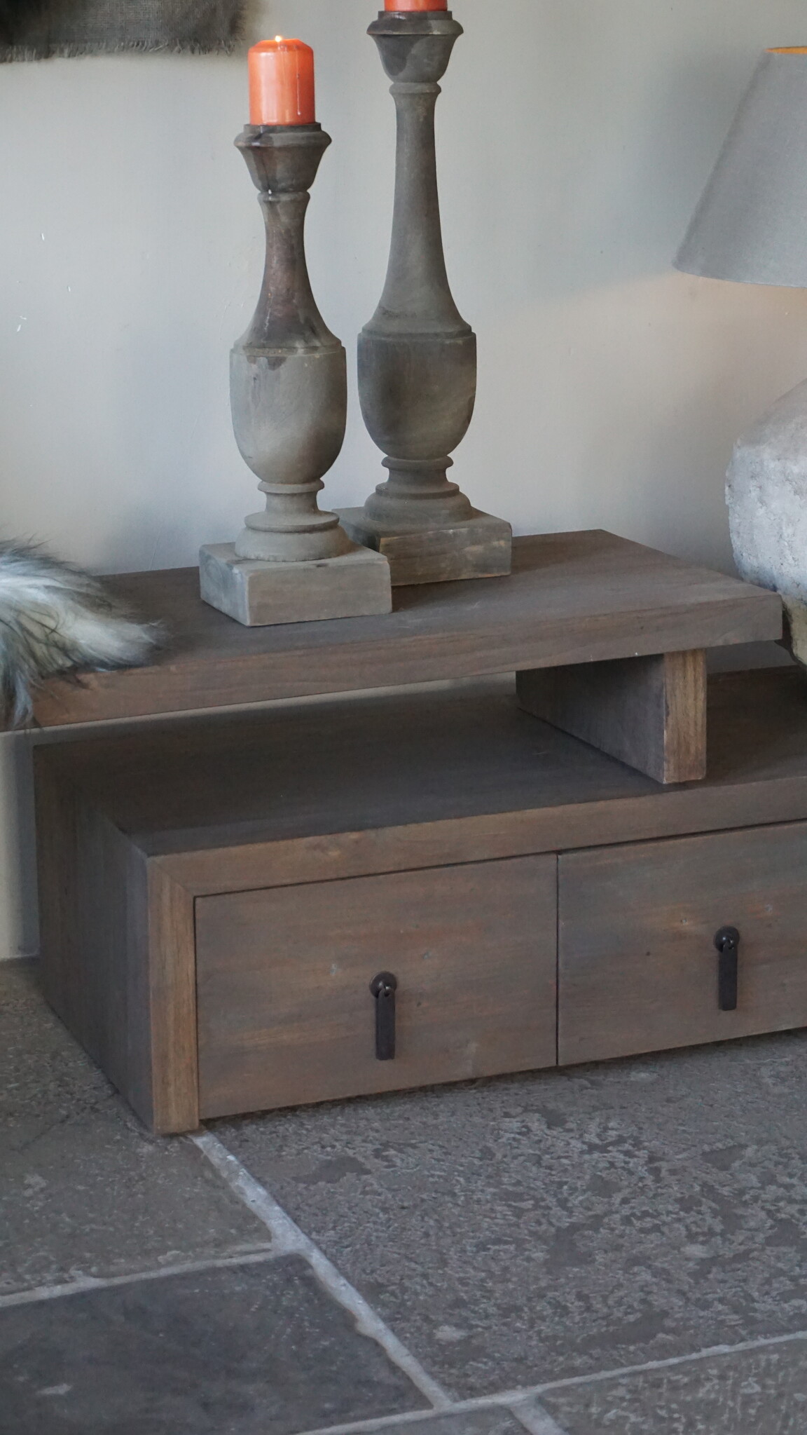 Rene Houtman TV-Meubel Nero | 3 Lades | Driftwood