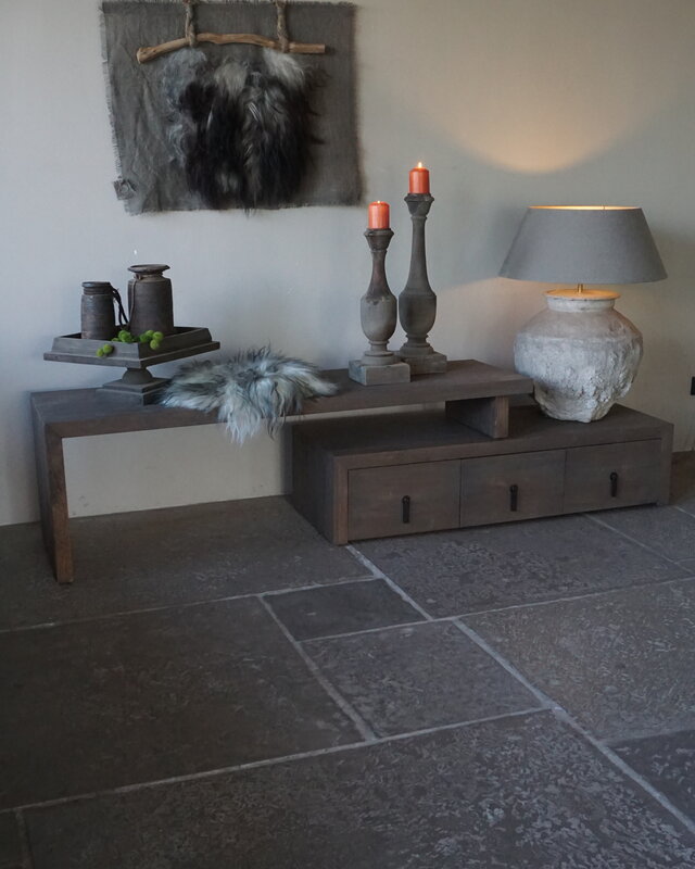 Rene Houtman TV-Meubel Nero | 3 Lades | Driftwood