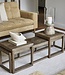 Rivièra Maison Salontafel Harbour Island | Set van 3 | Eikenhout