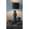Lampenkap Cilinder Velvet | Antraciet | H21xØ32 cm