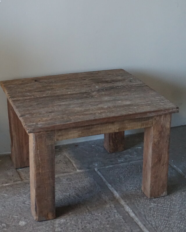 Rene Houtman Bijzettafel Jan | Truckbodywood | H42xB60xD60 cm