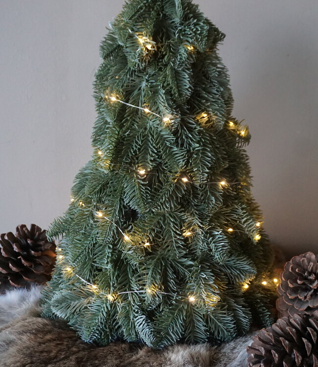 Brynxz Nobilis Kerstboom Met LED-Verlichting | H42xD30 cm