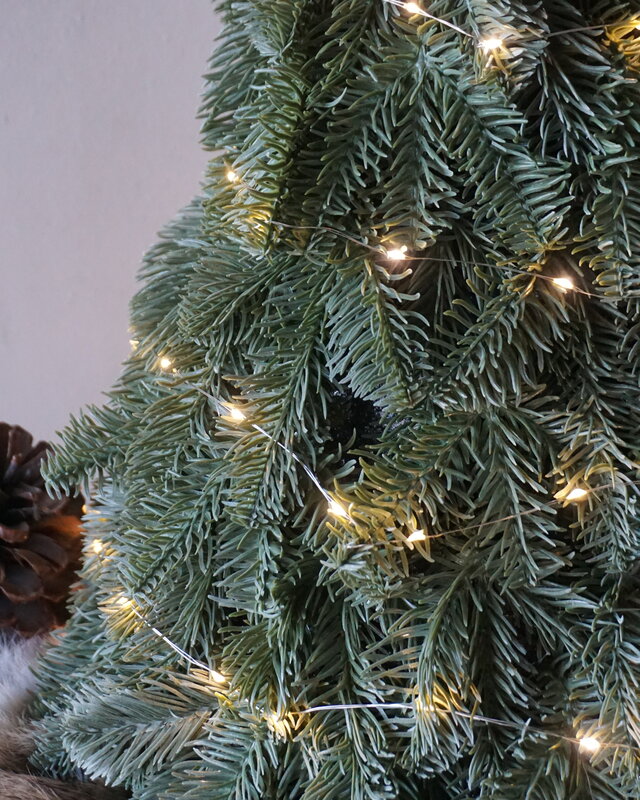 Brynxz Nobilis Kerstboom Met LED-Verlichting | H42xD30 cm