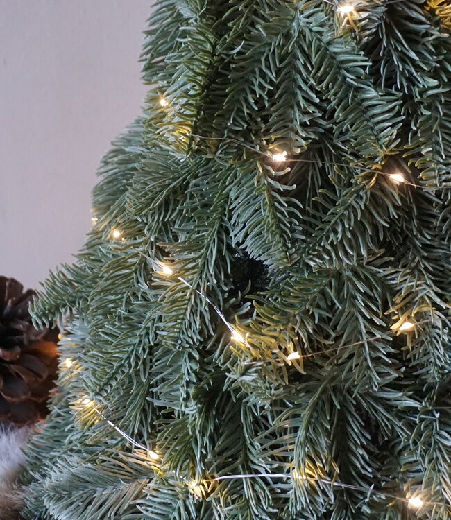 Brynxz Nobilis Kerstboom Met LED-Verlichting | H42xD30 cm