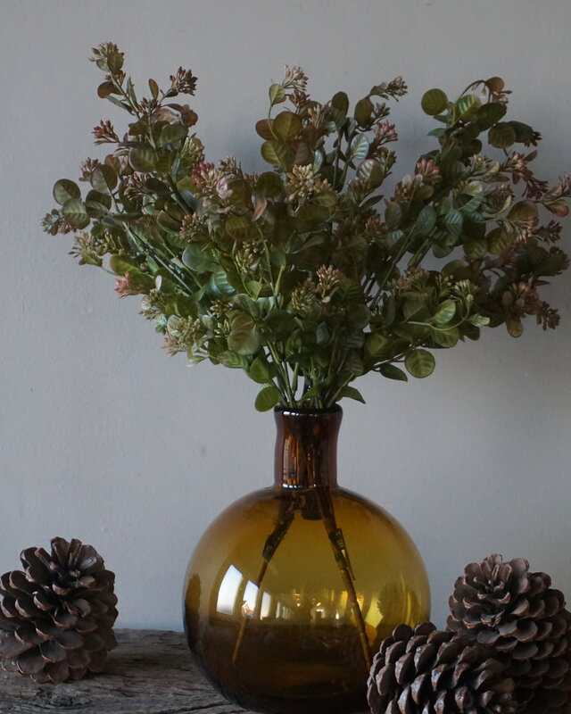 Brynxz Myosotis Kunsttak | Bruin | 50 cm