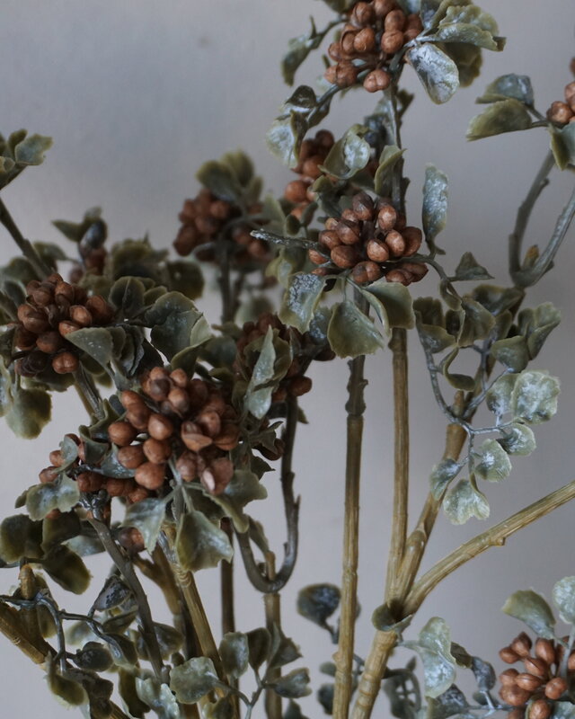 Brynxz Sedum Kunsttak | Wild Berry Bruin | H50 cm