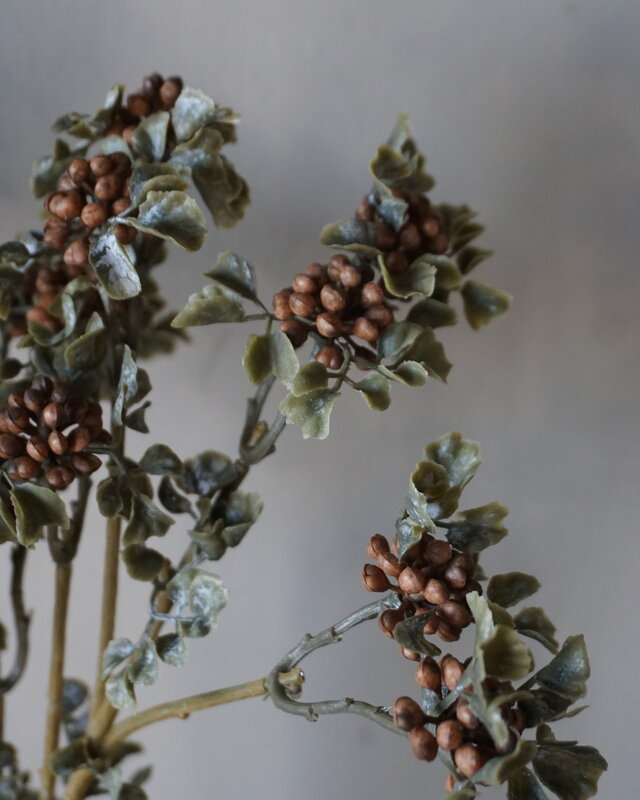 Brynxz Sedum Kunsttak | Wild Berry Bruin | H50 cm