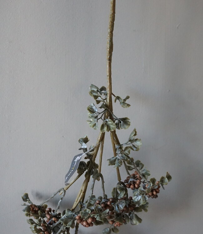 Brynxz Sedum Kunsttak | Wild Berry Bruin | H50 cm