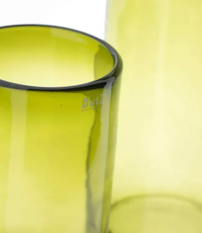 DutZ Vaas Cilinder | Olijfgroen | 3 Maten