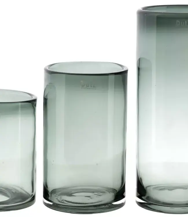 DutZ Vaas Cilinder | Grijs | 2 Maten