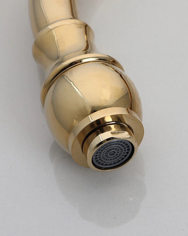 Rene Houtman Nostalgische Gouden Wastafelkraan - Klassiek Model