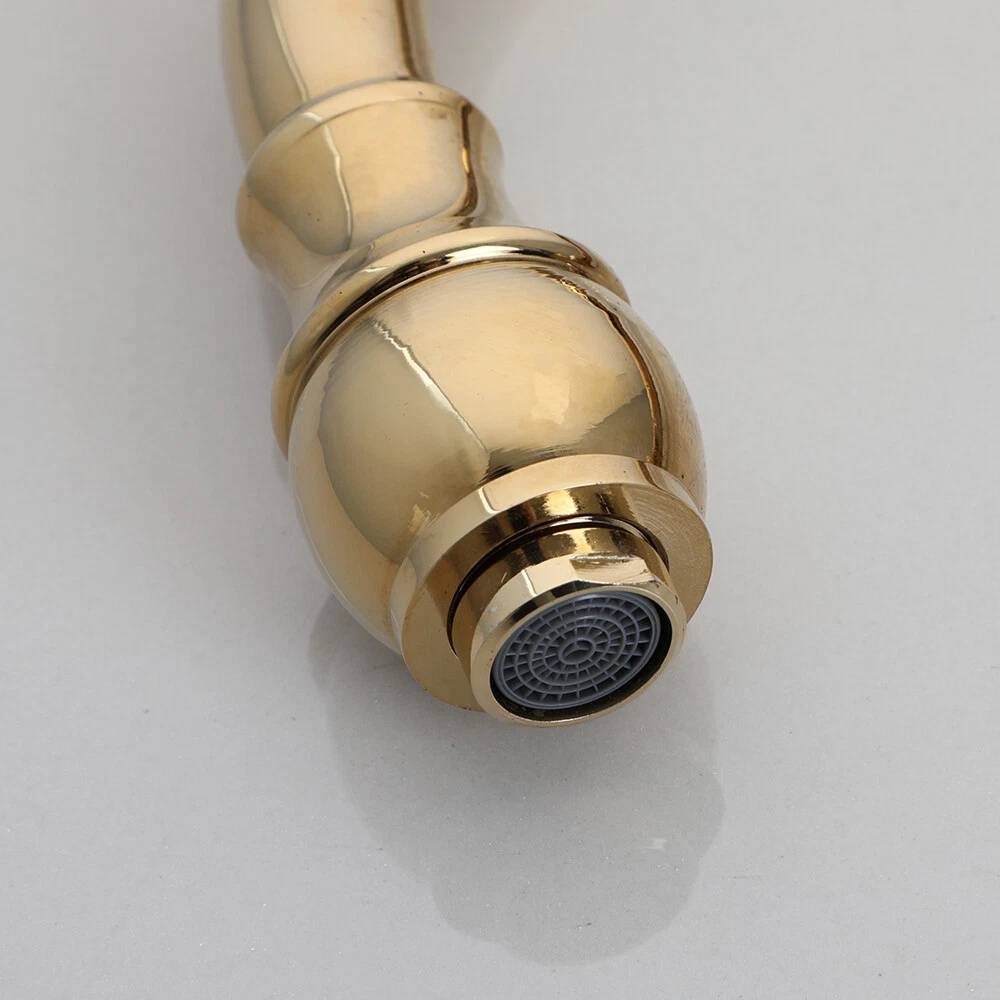 Rene Houtman Nostalgische Gouden Wastafelkraan - Klassiek Model