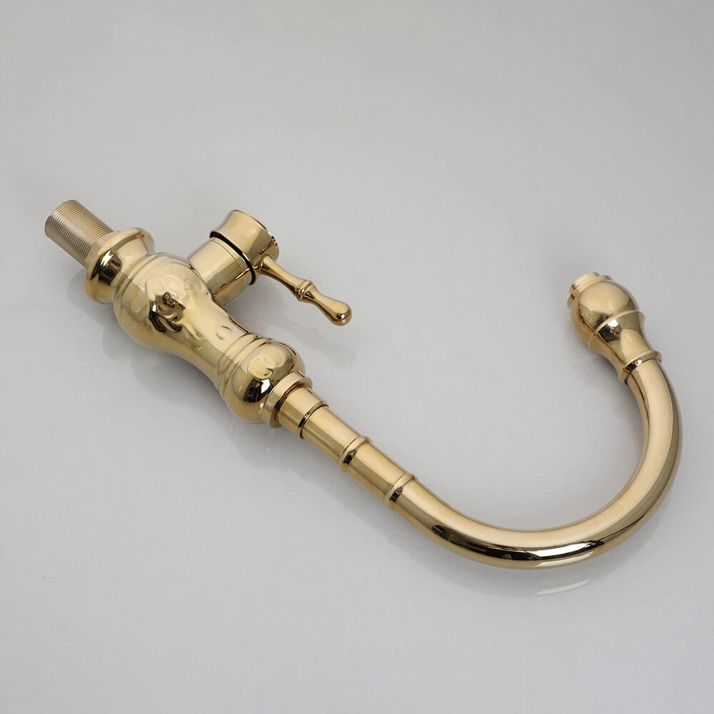 Rene Houtman Nostalgische Gouden Wastafelkraan - Klassiek Model