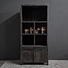 Vakkenkast Juul | Antique Grey | H220xB100xD44 cm