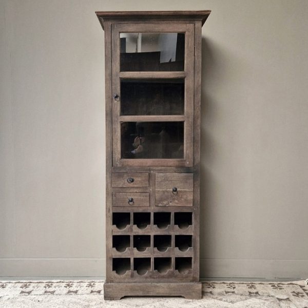 Luksa Home Collection Kast Tiara | Antique Grey | H190xB65xD50 cm